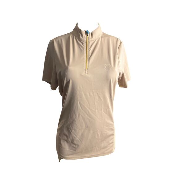 NWT Women XXL Coldstream Equestrian Coldingham Short Slv Base Layer Warm Taupe - Picture 2 of 7